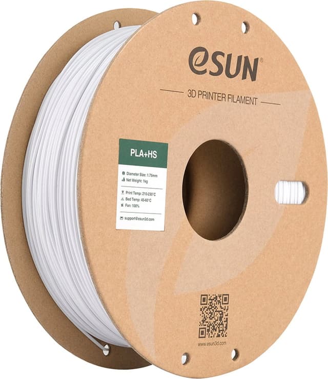 eSUN PLA+HS, Kaltweiß