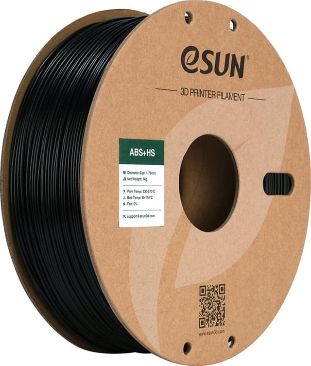 eSUN ABS+HS, Schwarz