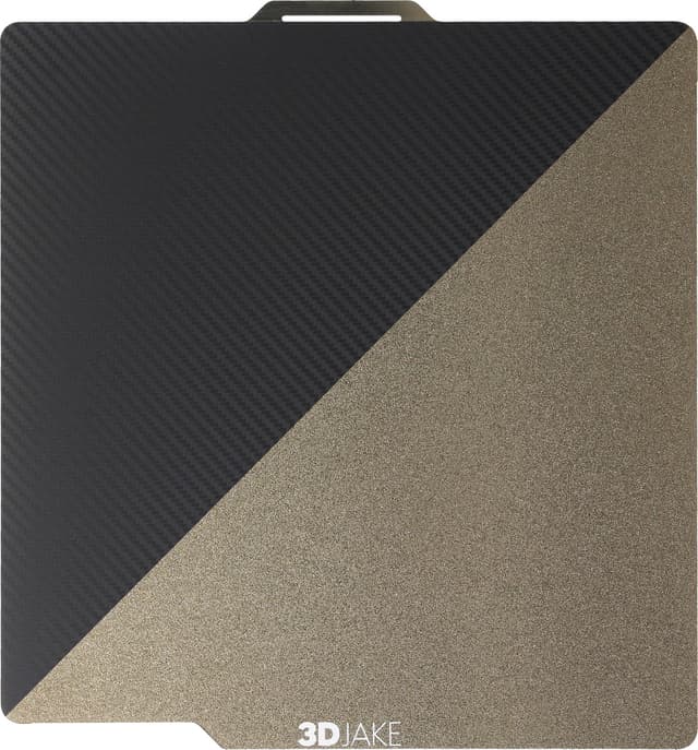 3DJAKE PET/PEI Bauplatte Carbon - 257 x 257 mm