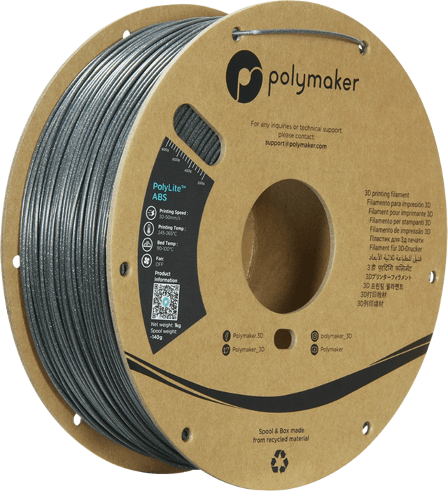 Polymaker ABS, Grau