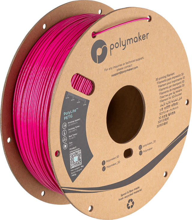 Polymaker PolyLite PETG, Magenta