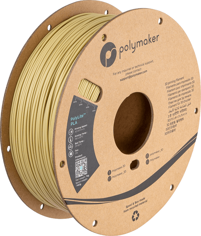 Polymaker PolyLite PLA, Beige