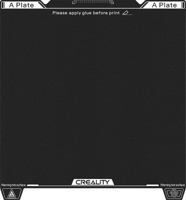 Creality Epoxy Resin Build Plate - 235 x 235 mm (mit Wischer)