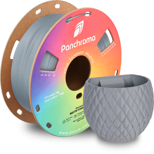 Polymaker Panchroma PLA Matte, Fossilgrau