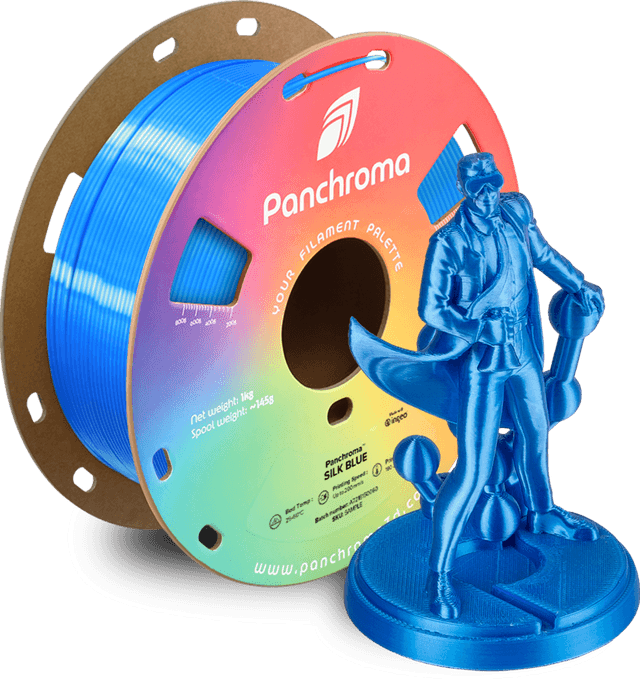 Polymaker Panchroma PLA Silk, Blau