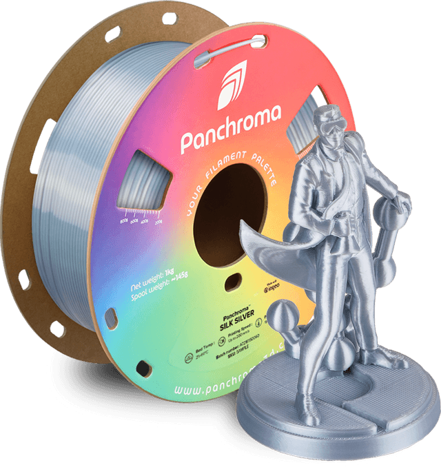 Polymaker Panchroma PLA Silk, Silber
