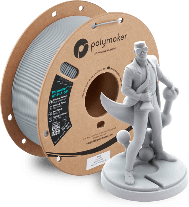 Polymaker HT-PLA-GF, Grau