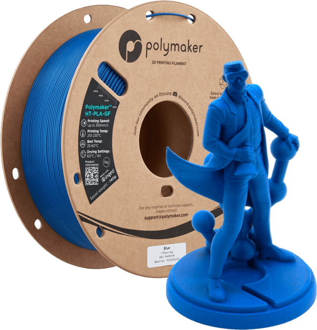 Polymaker HT-PLA-GF, Blau