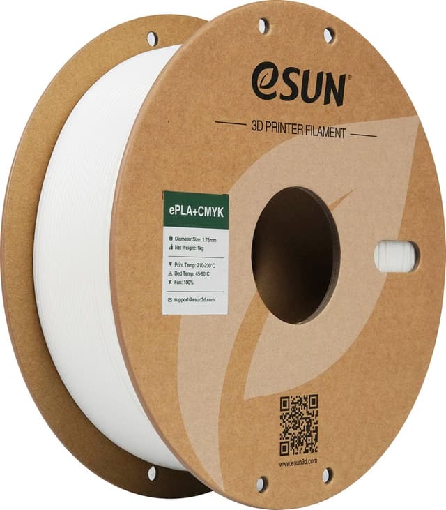 eSUN PLA+, CMYK Weiß