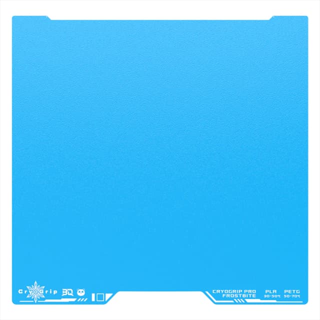 BIQU Panda Build Plate CryoGrip Pro Frostbite – Blue - Bambu Lab H2D