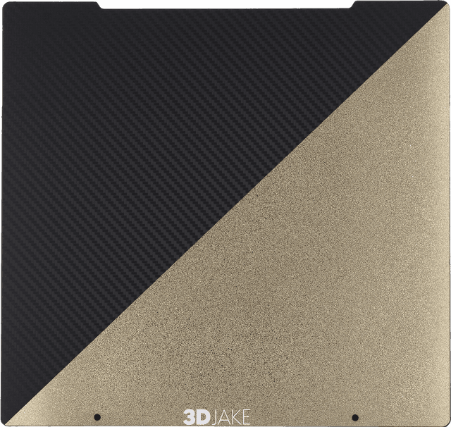 3DJAKE PET/PEI Bauplatte Carbon - 241 x 254 mm