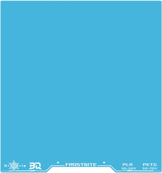 BIQU Build Plate CryoGrip Pro Frostbite – Blue - 300 x 300 mm (Qidi Tech Plus4)