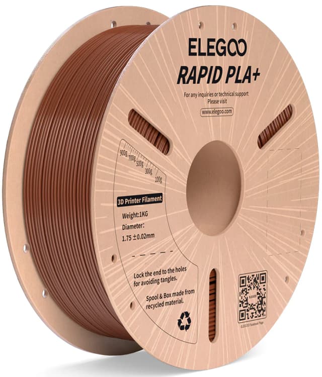 Elegoo Rapid PLA+, Braun