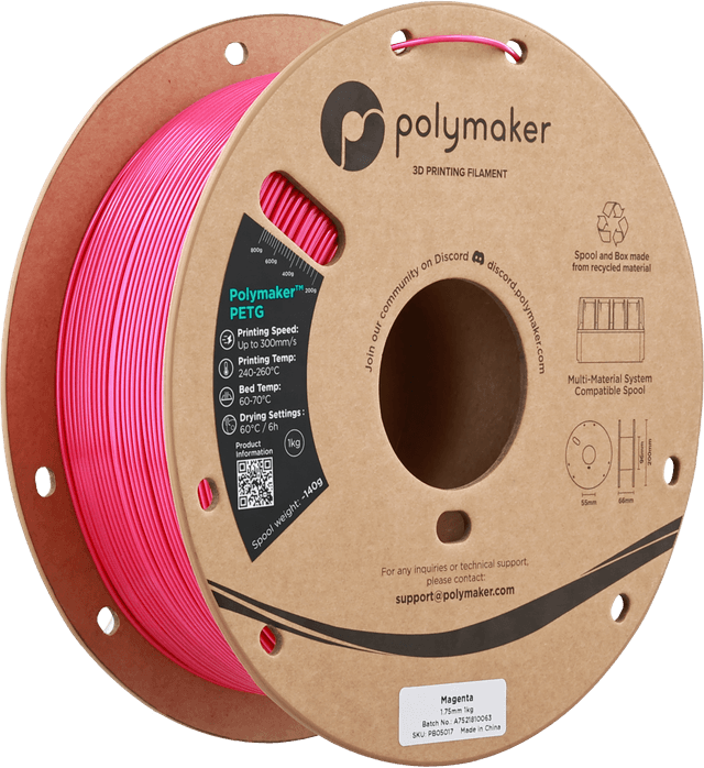 Polymaker PETG, Magenta