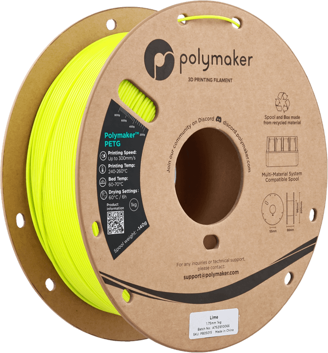 Polymaker PETG, Limette