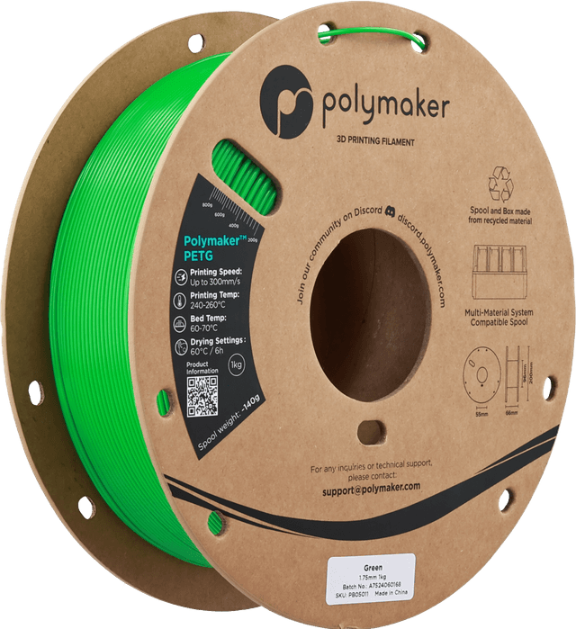 Polymaker PETG, Grün