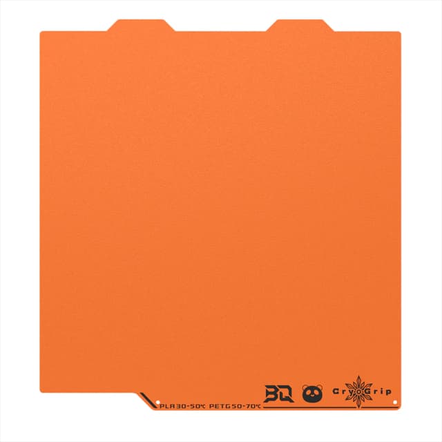BIQU Panda Build Plate CryoGrip Pro Frostbite – Orange - Bambu Lab A1 mini