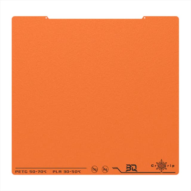BIQU Build Plate CryoGrip Pro Frostbite – Orange - 254,5 x 241,5 mm