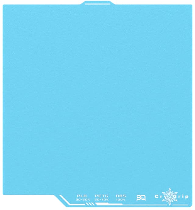 BIQU Build Plate CryoGrip Pro Frostbite – Blue - 256 x 256 mm