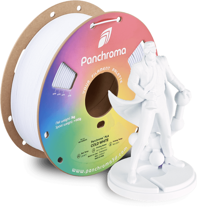 Polymaker Panchroma PLA, Kaltweiß