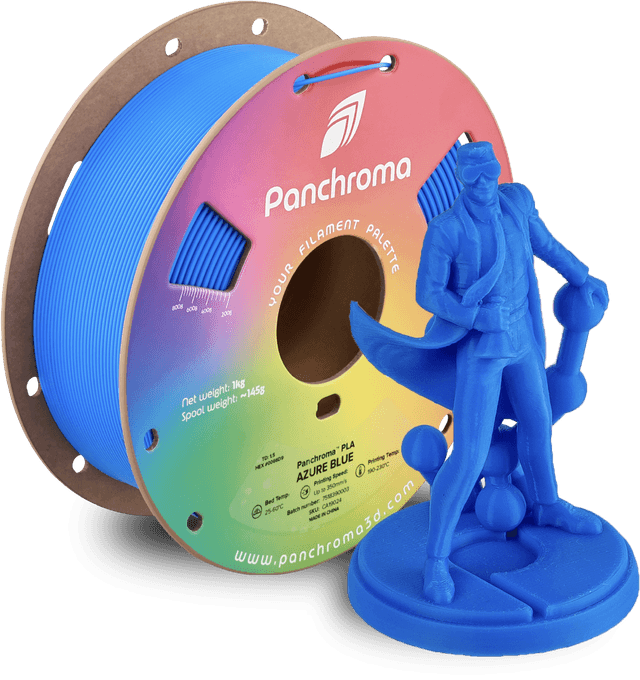 Polymaker Panchroma PLA, Azurblau