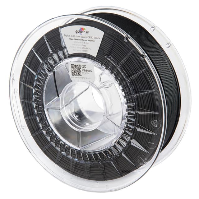 Spectrum Nylon PA6 Low Warp, Schwarz