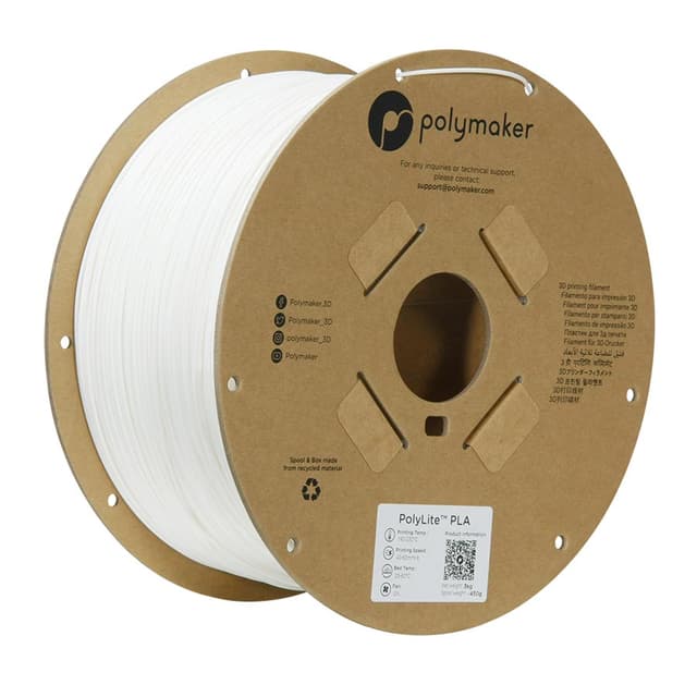 Polymaker PolyLite PLA, Weiß