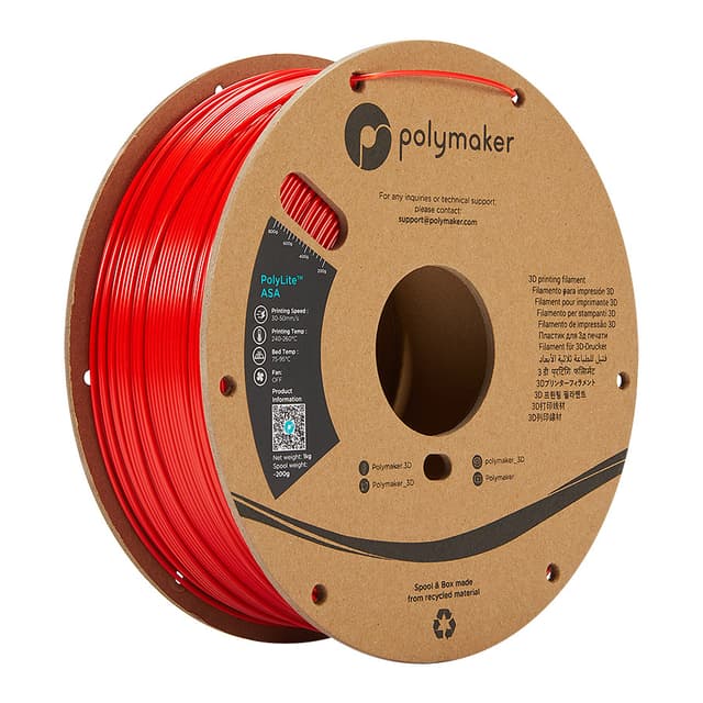 Polymaker PolyLite ASA, Rot