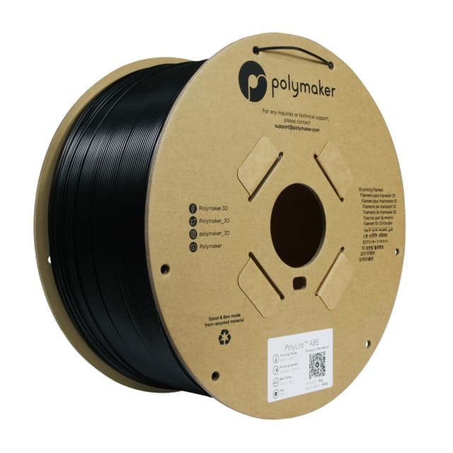 Polymaker PolyLite ABS, Schwarz