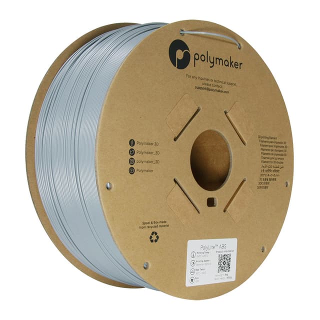 Polymaker PolyLite ABS, Grau