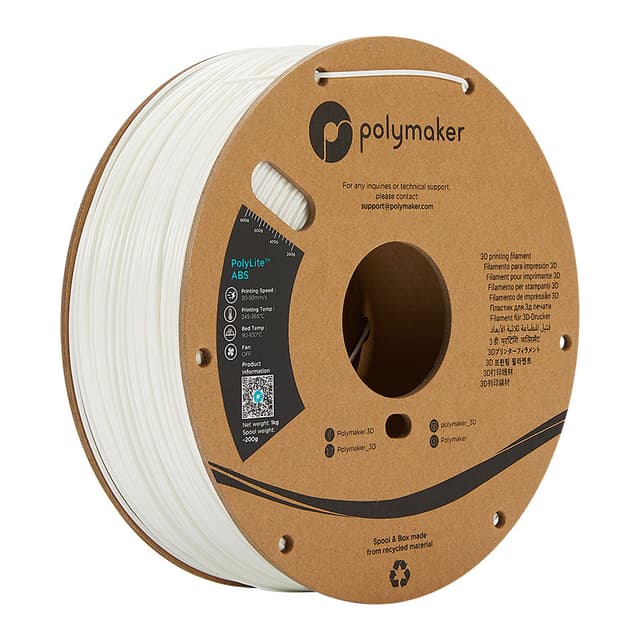 Polymaker ABS, Weiß