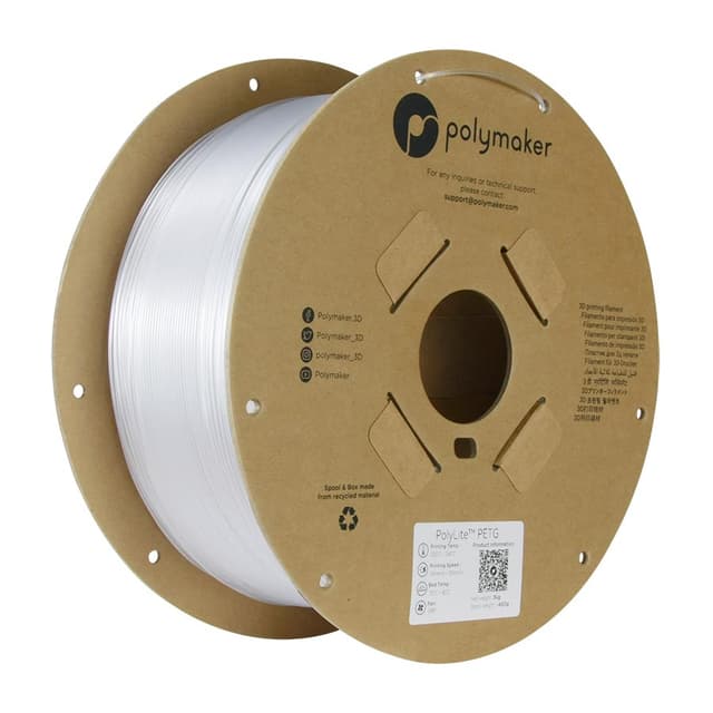 Polymaker PolyLite PETG, Transparent