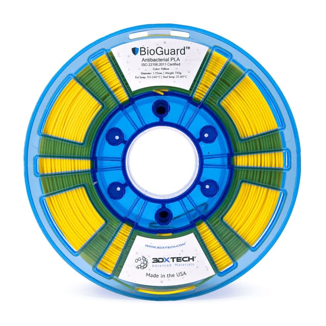 3DXTech BioGuard Antibacterial PLA, Gelb
