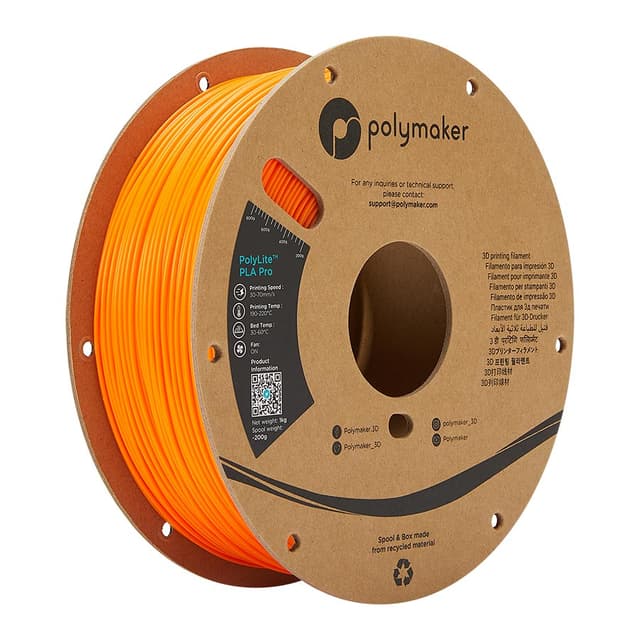 Polymaker PolyLite PLA Pro, Orange
