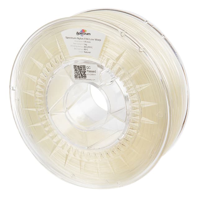 Spectrum Nylon PA6 Low Warp, Natur